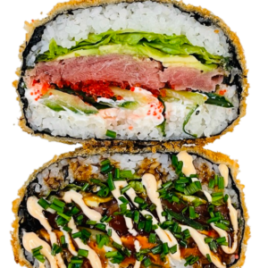 Sushi burger z tunczykiem