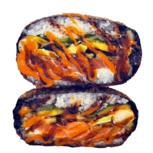 Asorti sushi burger